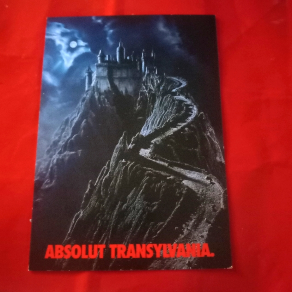 ABSOLUT TRANSYLVANIA postal Card